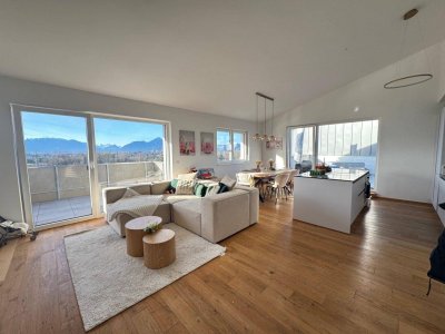 4 Zimmer Dachterrassenwohnung mit 110m2 Wohnfläche | Balkon u. 35m2 Terrasse, Tiefgarage und Stellplatz