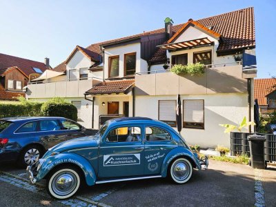 Schöne 3,5-Zimmer-DG-Wohnung mit Balkon, TG-Stellplatz + Aussenstellplatz und Einbauküche