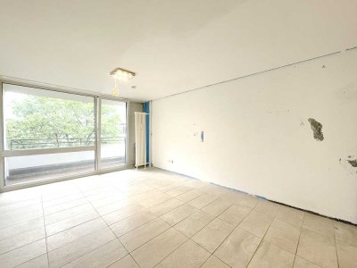Helle 1 Zi.-Whg. mit West-Balkon  direkt an der "Macherei" in Berg am Laim, auch renoviert erwerbbar