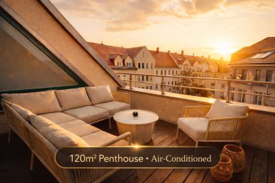 Einzigartiges Signature-Penthouse | 121 m² Dachgeschoss mit Terrasse, Klima & Luxusbad