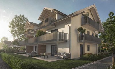 Exklusive Maisonette 3-Zi Neubau-Wohnung als "Haus im Haus" – mit eigenem Garten, Balkon & EBK