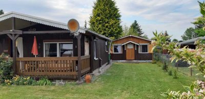 Ferienhaus mit Nebengebäude und Gartenhütte im Naturpark Hoher Fläming