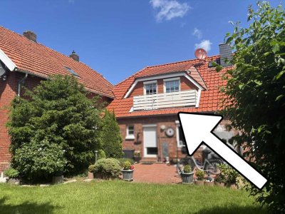 Carolinensiel: gemütliche Dachgeschosswohnung mit Südbalkon