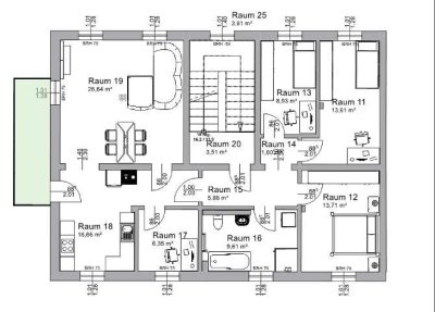 Luxuriöser Erstbezug: 5-Zimmer-Wohnung mit Balkon & Blick über Mylau