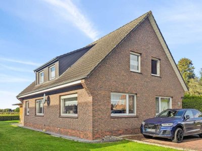 Wohnen im Grünen Großefehn - Großzügiges Einfamilienhaus mit Einliegerwohnung und Weitblick