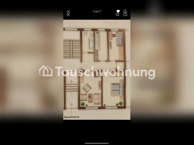 Tauschwohnung: 2,5-Zimmer-Wohnung in Kiel, Blücherplatz zum Tausch