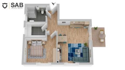 Oldenburg-Ofenerdiek - Exklusive Wohneinheit im KfW-40 QNG Effizienzhaus