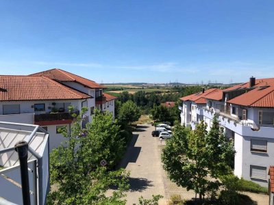 Sonnige 2-Zimmer-Eigentumswohnung mit großem Südwestbalkon und toller Aussicht