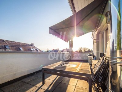 Wohlfühl-Oase: 100m² klimatisiertes Penthouse mit Doppel-Terrasse in Klagenfurt