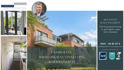 charmante Penthousewohnung mit Tiefgaragenstellplatz in gefragter Lage Köln Weiden