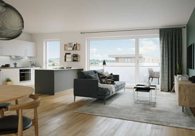 Große 3,5-Zimmerwohnung mit Fußbodenheizung, Parkett & Balkon | Kirschweide, WE15