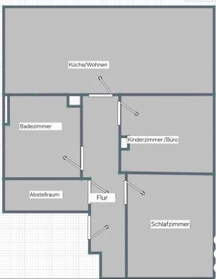 Luxuriöse 3 Zimmer DG-Wohnung mit Fernblick im Erstbezug
