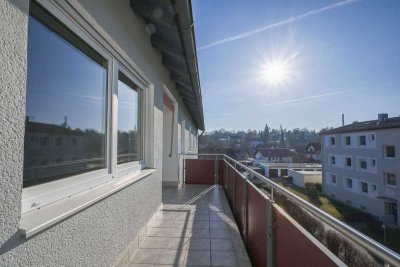 Toplage: Helle 3-Zimmer-Wohnung am Landshuter Hofberg