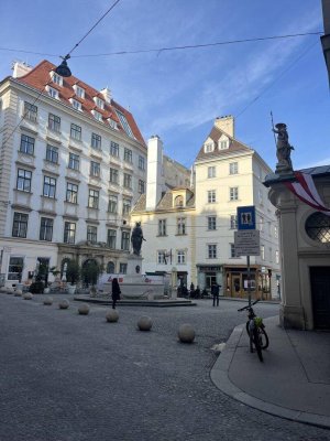 Altbaujuwel im Herzen des 1.Bezirkes, charmante 40m² Garçonnière nahe dem idyllischen Franziskaner Platz !