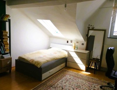 Möblierte 2-Zimmer-Dachgeschosswohnung im schönen Frankenbergerviertel