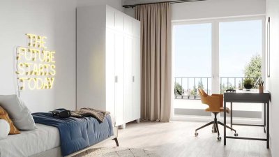 Penthouse | 3-Zimmer-Wohnung mit Dachterrasse und Tiefgaragenstellplatz in modernem Neubauensemble