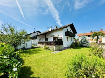 RUHIG - SONNIG - FAMILIENFREUNDLICH - Einfamilienhaus mit Vollwärmeschutz in Lechbruck am See