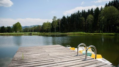 NEUBAU - 60 m² FERIENWOHNUNG MIT PRIVATTEICH! EINZIGARTIGES PROJEKT IM NATURPARADIES LÄNGSEE! NUR NOCH DIESE WOHNUNG VERFÜGBAR!