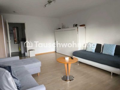 Tauschwohnung: Helle 1-Zi.-Wohnung, mit Küche in Diele Seepark-nähe