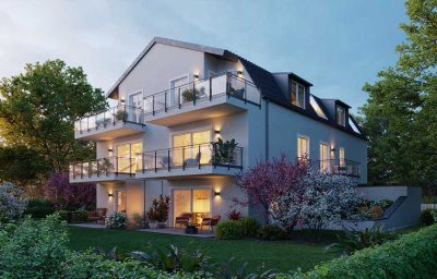 Mit dem Innenausbau begonnen - Traumlage Waldperlach - 3 Zi. OG-Wohnung - gr. SW-Balkon