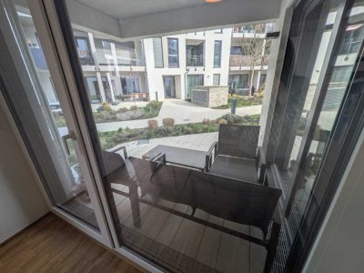 Neubau: 1-Zimmer-Erdgeschosswohnung in Mainz mit Terrasse