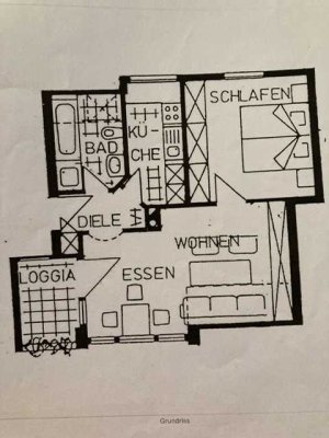 Gepflegte 2-Zimmer Dachgeschosswohnung in Augsburg-Lechhausen