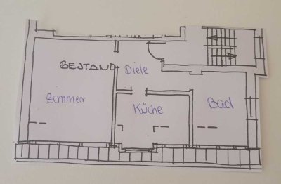 1-Zimmer-Wohnung mit idealer Lage in der Nähe von Lidl
