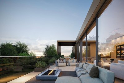 Exklusives Neubau-Penthouse mit 91 m² Dachterrasse in Ruhelage