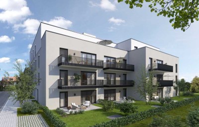 Neubau 2 Zimmer Wohnung mit TG-Stellplatz (kein Duplex)