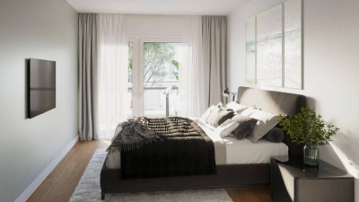 Moderne Terrassenwohnung in Wien, Erstbezug und traumhafter Terrasse