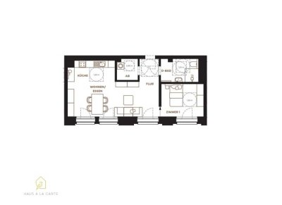 Erstbezug: Exklusive 1 Zimmer Wohnung mit historischem Charme
