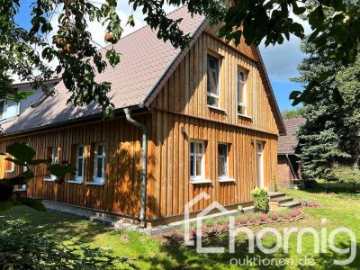Spreewaldhof mit energieeffizientem Traumhaus, Wiesen und Wald