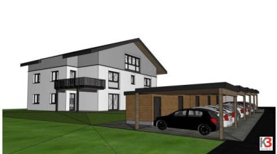 K3 - Neubau Ried/Tumeltsham-Gartenwohnung mit Lift, Doppelcarport und Top - Ausstattung