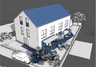 KFW40-Neubau-Doppelhaushälften in Mühlried!