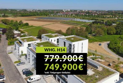 Über den Dächern von Karlsruhe: Exklusives 3-Zimmer Penthaus mit Dachterrasse zum Aktionspreis!
