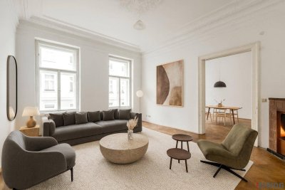 NÄHE 1. BEZIRK, DONAUKANAL UND AUGARTEN | Stilaltbauwohnung mit Potenzial | ca. 3,60 m Raumhöhe | Teils Hoflage | Zustimmung für Balkonerrichtung