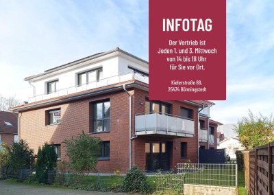 Energiesparende Wohnung in der Stadtmitte von Bönningstedt