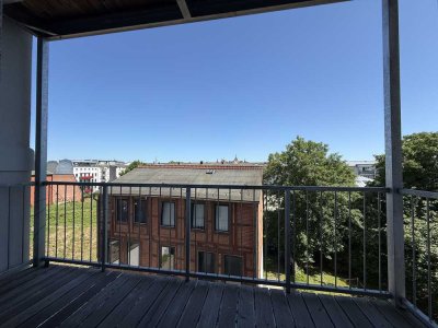 Helle 2-Zimmer-Wohnung in der Feldstadt mit Schlossblick