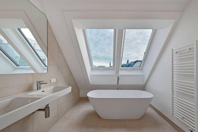 Dachgeschoss Maisonette I 3 ZI und Dachterrasse I nahe der Alten Donau