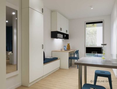 Stylisches Apartment für Studierende – wohnen im Quartillion Wiesbaden