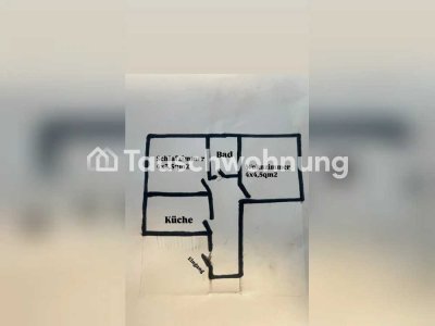 Tauschwohnung: Biete 2 Zimmer Wohnung gegen 3 Zimmer
