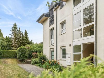 Licht, Grün &amp; Anbindung: Vermietete 2-Zimmer-Wohnung in Woltersdorf