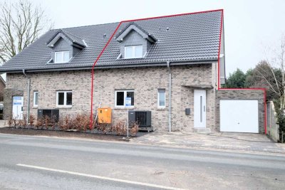 Zur Miete: Neubau- Doppelhaushälfte mit Garage direkt an der niederländischen Grenze