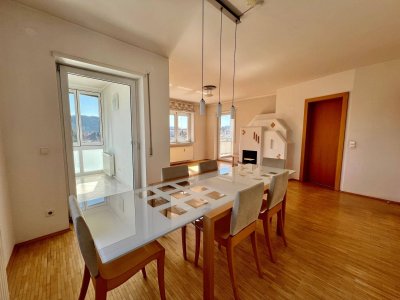Großzügige 5-Zimmer-Maisonette mit Wintergarten &amp; Kamin in Toplage