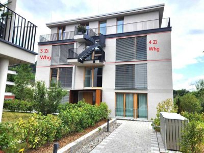 Sehr helle 3 Zimmer - Etagenwohnung mit Balkon - Erstbezug Neubau