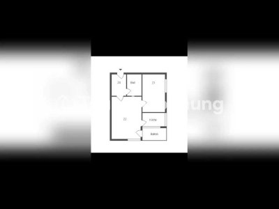 Tauschwohnung: Helle zwei zimmer Wohnung