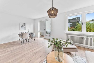 Sonnige Wohnung mit Balkon, Einzelgarage und großem Keller