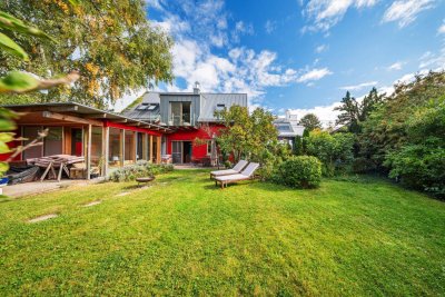 WOHNEN AM WASSER – EXKLUSIVES EINFAMILIENHAUS MIT GRÜNBLICK &amp; DIREKTZUGANG ZUR ALTEN DONAU