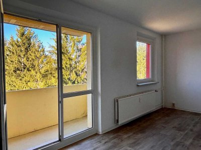 Traumhafte Aussicht vom Balkon - hübsche , helle 3 Zimmer-Wohnung