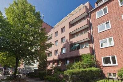 Helle 3-Zimmer-Wohnung mit Balkon & TG Stellplatz in HH-Hohenfelde - top vermietet
